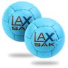 Lax Sak Soft Practice Lacrosse Balls - Same Weight & Size as a Regulation Lacrosse Balls, Great for Indoor & Outdoor Practices, Less Bounce & Minimal Rebounds - Carolina Blue, 2 Pack view 3
