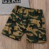 Toddler Kid Baby Boys Funny Letter Print T-Shirt Vest Sleeveless Tank Top Camouflage Shorts Outfit Set (12-18M, Style B) view 4