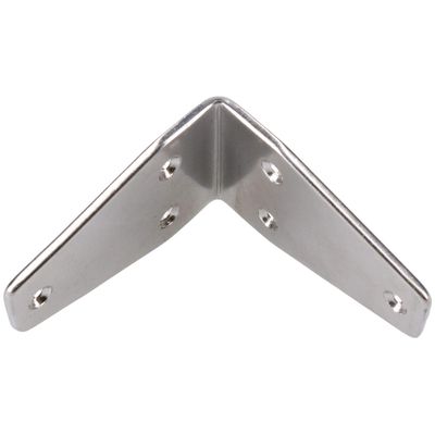 AB Tools Heavy Duty Angle Bracket 90 Degree Brace Marine Stainless Steel 80mm x 50mm