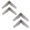 AB Tools 4 Pack Angle Bracket 90 Degree Brace Marine Stainless Steel 80mm x 50mm view 1