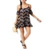 Miken Juniors' Strappy Cold-Shoulder Cover-Up (Small) Black view 1
