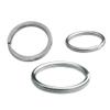 Marine Grade 316 Stainless Steel Key Ring Key Chain Heavy Duty Keychain Split Ring Connector for Scuba Gear BCD Attachment Crafts Jewelry (20mmx5+Flat 25mmx5+30mmx5) view 1