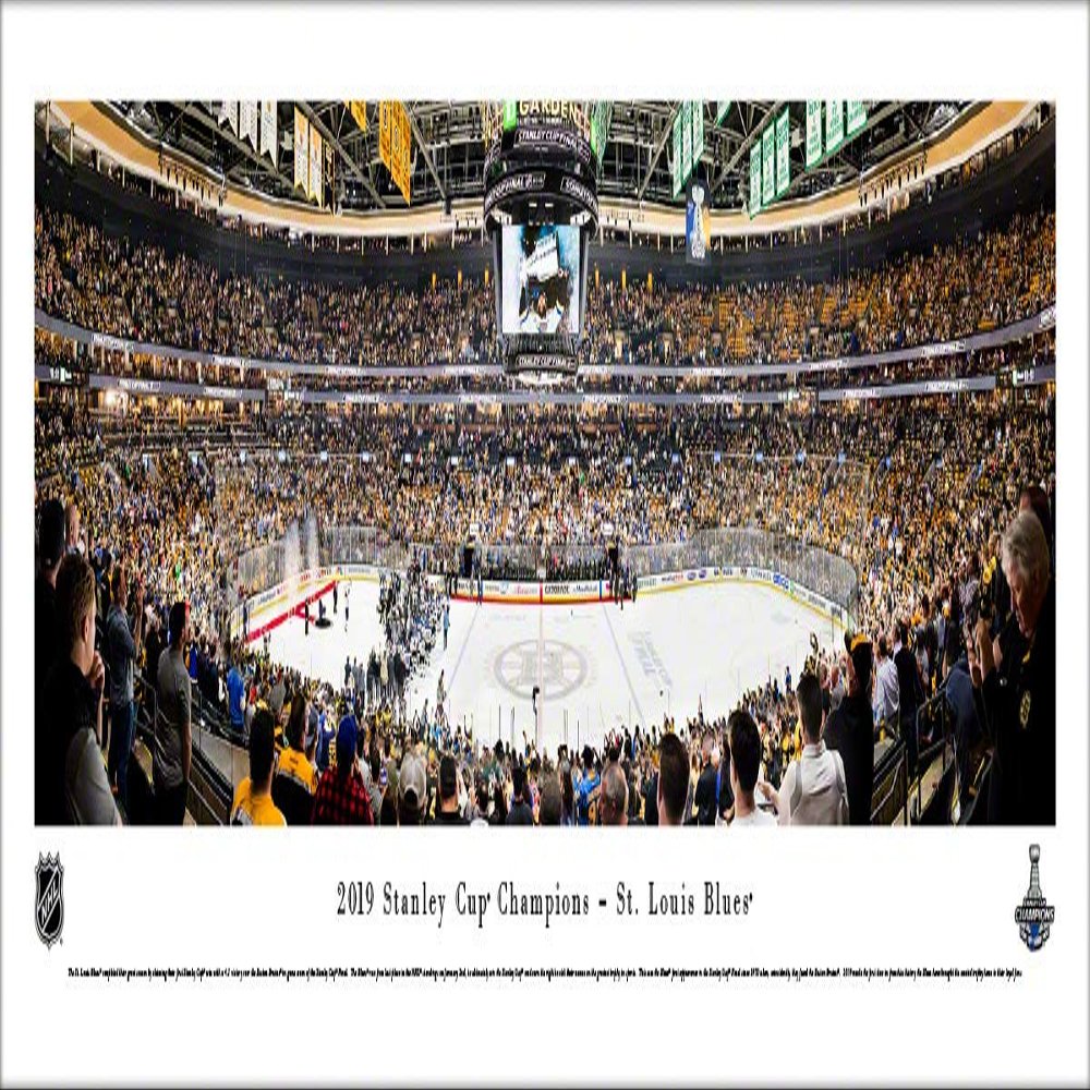 St. Louis Blues, 2019 Stanley Cup Champions - Unframed 40 x 13.5 Poster by Blakeway Panoramas