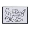 Patch (Sew On) - States Traveled Map - Color in States You Have Visited - United States - 4.5" x 3" view 1