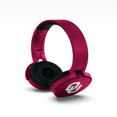 SOAR NCAA Wireless Bluetooth Headphones, Oklahoma Sooners