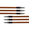 6pcs 31 Inch Bamboo Arrows Target Hunting Arrows for Archery Bow Arrows with Medieval Arrow Heads and 5 Inches of Natural Features view 4