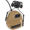 DETECH Tactical Helmet Headset Headphone Electronic Shooting Ear Protection Sound Amplification Noise Reduction Ear Muffs Hunting Shooting Ear Defender with Detachable Microphone view 4