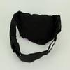 Black Canvas Rainbow Print Adjustable Fanny Pack view 2