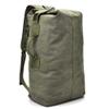 Kayheng Stylish Large Capacity Tactical Canvas Backpack Army Bucket Bag Outdoor Sports Duffle Bag Travel Rucksack-(Army Green) view 1