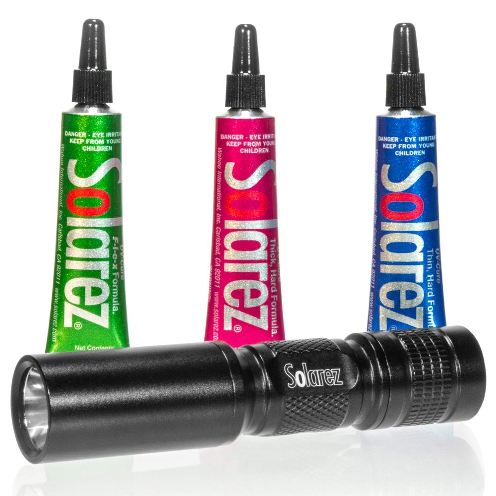 SOLAREZ UV Cure Fly Tie Fishing Pro Roadie Kit