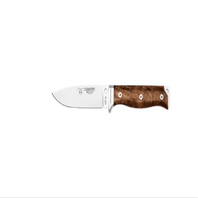 CUDEMAN MT-5 WALNUT WOOD (BOHLER N695 STEEL) WITH LEATHER CASE
