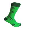 Triple M Plus Men's Mid Calf Green Dress socks,One size fits most men; Sock Size 10-13. (Green/Light Green,) view 1