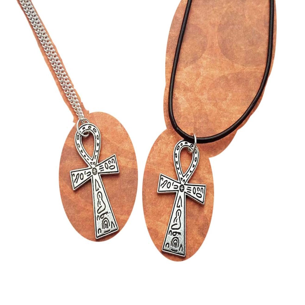 Ankh Necklace, Egypt Jewelry, Symbolic Necklace, Ancient Egyptian, Symbol of Life,Traveller Jewelry, Ankh Charm (#3)