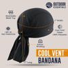 OutdoorEssentials Cooling Helmet Liner - Motorcycle Headwraps for Men - Do Rag Bandanas for Men - Bandana Skull Cap Biker Cap view 3