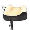 Engel Sheepskin Lined Bareback Pad - Western (Black Medical)