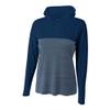 A4 Sportswear Womens X-Small Navy 1/4 Zip Two-Tone view 1