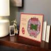 YouTheFan NCAA Desktop Size Team StadiumViews, 12 x 8 Inches, Oklahoma Sooners, Wood Grain view 2