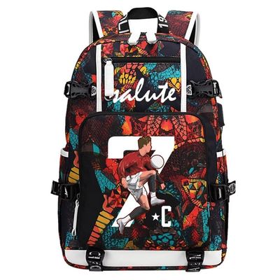 FANwenfeng Soccer Player 7 Multifunction Backpack Travel Football Fans bag for Men Women (Style 2)