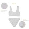 INSTANTARTS Jamaica Flag Women Bikini Sets Two Piece Swimsuit Low Scoop Crop Top Cheeky Bottom L view 4