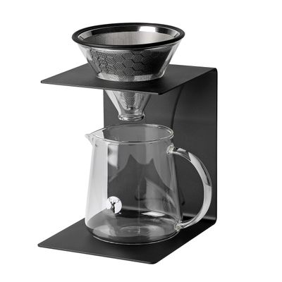 Pearl Metal Captain Stag UW-3519 Coffee Dripper Set, Black Stand, Approx. 2 to 4 Cups