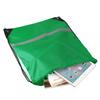 KUUQA 12 Pcs Drawstring Backpack Bag Bulk Reflective Backpack Dark Green String Bags Cinch Sack Backpack for Team Yoga Sport Gym Traveling view 4