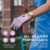 Amy Sport All Weather Grip Golf Gloves Women Value 2 Pack for Left Right Handed Golfer,Upgraded Anti Slip&Comfortable Glove with Stylish Colors for Aesthetic Fit Size S M L XL (Pruple, Small, Right) view 4