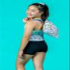 Destira Gymnastics Leotard for Girls, Unicorn Doodles, Super Soft Fabric Athletic Wear Leotards for Gymnastics, Dance, Cheer, Yoga, and More, Child Large (10) view 3