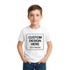Custom Shirts for Kids Personalized Cotton T Shirts for Boys Girls Children Customized DTF Print Custom Kids Shirt Tshirt Upload Your Design Medium White Tshirt view 1