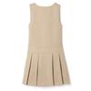 French Toast Girls 4-14 Pleated Jumper with Heart Zipper - Khaki, 6X view 2