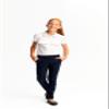 French Toast Girls Pull-on School Uniform Pants, Navy, 6X view 3
