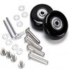 F-ber Suitcase Luggage Wheels Replacement Kit OD54mm ABEC 608zz Skate Inline Outdoor Skate Replacement, Set of (2) Wheels (OD:54 W:18 ID:6 Axles:30 & 35)