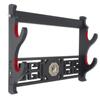 Eforlife Padded Sword Wall Mount Katana Stand Samurai Sword Holder Display Rack Chinese Bagua Style (2-Tier) view 1