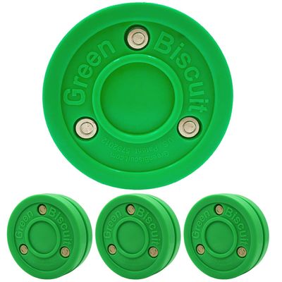 Green Biscuit Original Passing/Handling Training Puck - 3 Pack