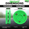 Green Biscuit Original Passing/Handling Training Puck - 3 Pack view 2