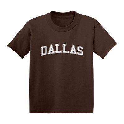 Haase Unlimited Dallas - State Proud Strong Pride Infant/Toddler Cotton Jersey T-Shirt (Brown, 3T)