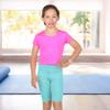 Janisramone Girls Shorts - Sports Cycling Shorts for Girls - Bike, Dance, Cycling Shorts for Kids Khaki view 3