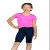 Janisramone Girls Shorts - Sports Cycling Shorts for Girls - Bike, Dance, Cycling Shorts for Kids Navy view 1