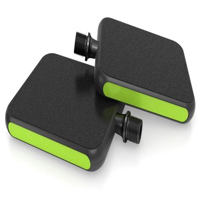 Moto Bicycle Safety Pedals w Non Slip Platform for BMX Freestyle Commuting Leisure Riding or Kids Bikes (Green)