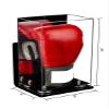Better Display Cases Acrylic Vertical Boxing Glove Display Case Mirror Case, Silver Risers , Wall Mount and Black Base 8" x 6" x 14" (A092/V18) view 2