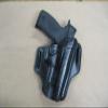 Azula Leather 2 Slot Molded Pancake Belt Holster for S&W Smith & Wesson 5" Barrel M&P 2.0 Black RH view 3
