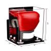 Better Display Cases Acrylic Vertical Boxing Glove Display Case Mirror Case, White Risers , Wall Mount and Black Base 8" x 6" x 14" (A092/V18) view 2