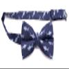 Carahere Mens Bow Tie Handmade Pre-Tied Fun Pattern Bow Ties for Men Light Blue view 3