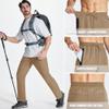 MAGCOMSEN Gym Pants Men Lightweight Breathable Quick Dry Hiking Running Workout Outdoor Sports Pants Workout Sweatpants for Men Khaki view 4