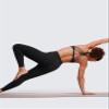 CRZ YOGA Naked Feeling Strappy Sports Bras for Women - Criss Cross Back Wireless Padded Cami Yoga Workout Top Black X-Small view 3