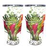 MightySkins Skin Compatible with Yeti Rambler 16 oz. Stackable Pints (2 Pack) - Flora | Protective, Durable, and Unique Vinyl Decal wrap Cover | Easy to Apply and Change Styles | Made in The USA view 1