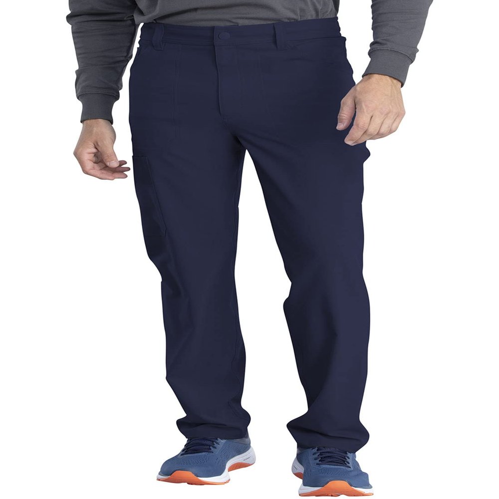 Dickies Genuine Industrial Strength Men & Women Scrubs Pant Mid Rise Straight Leg Plus Size GD120S, 2XL Short, Navy