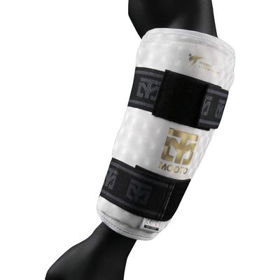 MOOTO Korea Taekwondo Extera S2 Forearm Protector Guard a Pair WT Logo Training Match Gym School Academy (Large(Length 26cm or 0.85 ft))