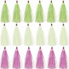 Bucktail Teasers Mylar Flash Teaser Tail Bucktail Teaser Fluke Rigs Flounder Fishing Lures Bait Rigs Kit 18pcs view 1