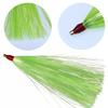 Bucktail Teasers Mylar Flash Teaser Tail Bucktail Teaser Fluke Rigs Flounder Fishing Lures Bait Rigs Kit 18pcs view 2