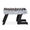 KICK Monarch 48" Folding Foosball Table (Gray)  Compact Indoor Gaming Table for Adults & Kids with 2 Balls, Semi-Solid Steel Rods, Slide Scorers, Rolling Wheels & Foldable Storage view 3
